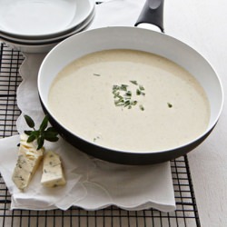 Cauliflower and Blue Cheese Soup