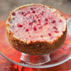 Cranberry Banana Cheesecake