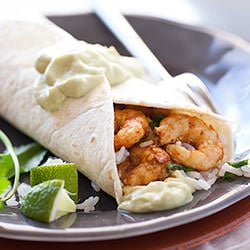 Chipotle Shrimp Burrito