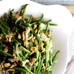 Green Beans and Wild Mushrooms