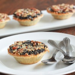 Pecan Pie Topped Mini Fudge Pies