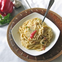 Linguine Vegetable Alfredo