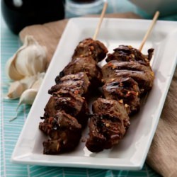 Pork Peanut Kabobs