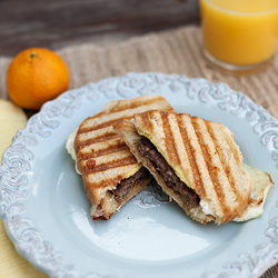 Sausage, Egg, and Cheese Panini