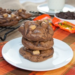 Peanut Butter Cup Brownie Cookies