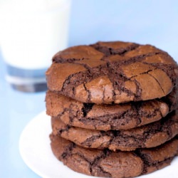 Double Chocolate Chunk Cookies