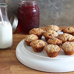 Jam Swirled Muffins