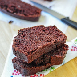 Vegan Chocolate Sponge Loaf