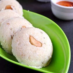 Steamed Semolina Cake