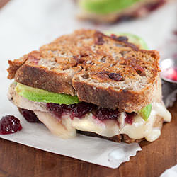 Turkey Brie Grilled Cheese Sandwich