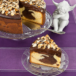 Spotted Cake with Pears