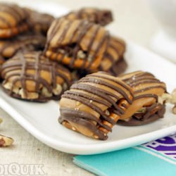 Salted Caramel & Pecan Turtles
