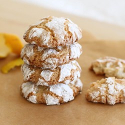 Orange Amaretti Cookies