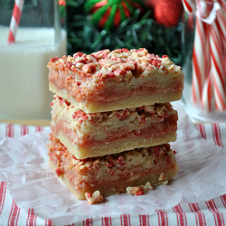 Peppermint Crumble Bars