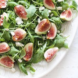 Fig, Goat Cheese, & Arugula Salad