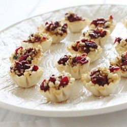 Baked Brie with Craisins & Walnuts