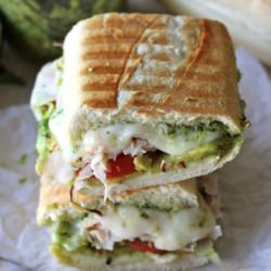 Leftover Thanksgiving Turkey Panini