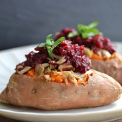 Turkey Stuffed Sweet Potatoes