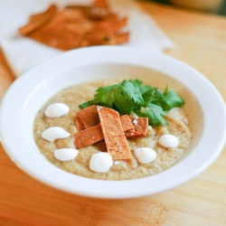 Roasted Cauliflower Jalapeño Soup