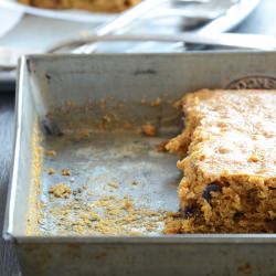 Pumpkin Chocolate Chip Snack Cake