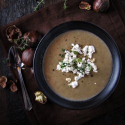 Roasted Chestnut and Potato Soup