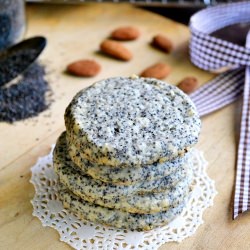 Almond Poppy Seed Butter Cookies