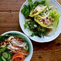 Leftover Turkey Salad, 2 Ways