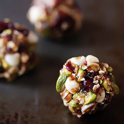 Cranberry Pistachio Energy Bites