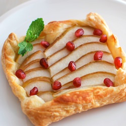 Pomegranate-Pear Tarts
