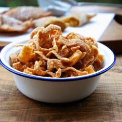 Fried Egg Roll Crisps