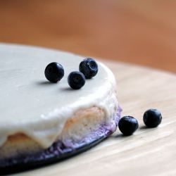 Low-Carb Blueberry Cheesecake