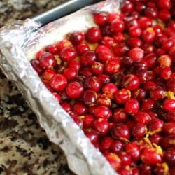 Cranberry, Ginger, Cream Cheese Bar