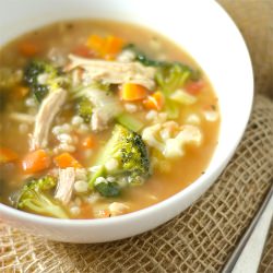 Turkey Veggie Tray Soup