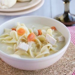 Creamy Turkey Noodle Soup