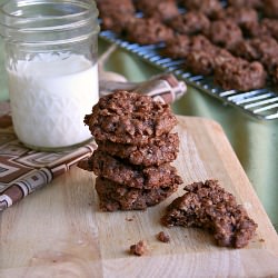 Chocolate Oat Cinnamon Chip Cookies