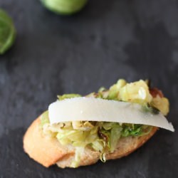Crostini of Brussels Sprouts