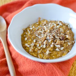 Healthy Pumpkin Pie Oatmeal