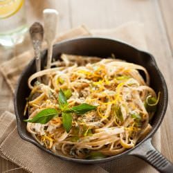 Pasta with Citrus Zest and Mint