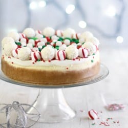 Christmas Candy Cheesecake