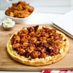 Buffalo Cauliflower Wing Pizza