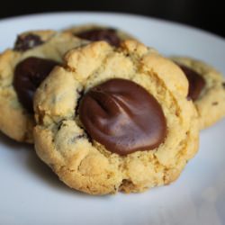 Soft Nutella Thumbprint Cookies