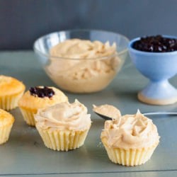 Peanut Butter Jelly Cupcakes