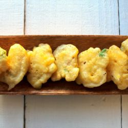 Cod Fritters with Honey