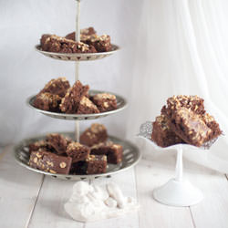 Eggless Chocolate Cake With Hazelnut