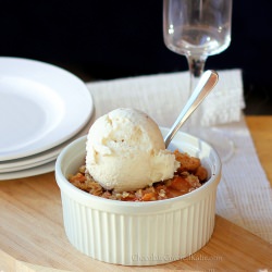 Single-Serving Vegan Apple Crumble