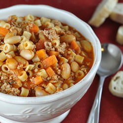 Tomato & Turkey Stew with Ditalini