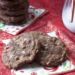 Peppermint Hot Chocolate Cookies