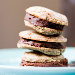 Mountain Fudge Sandwich Cookies