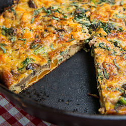 Butternut Squash, Mushroom Frittata