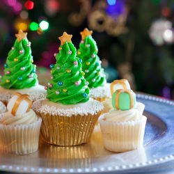 Christmas Tree Cupcakes